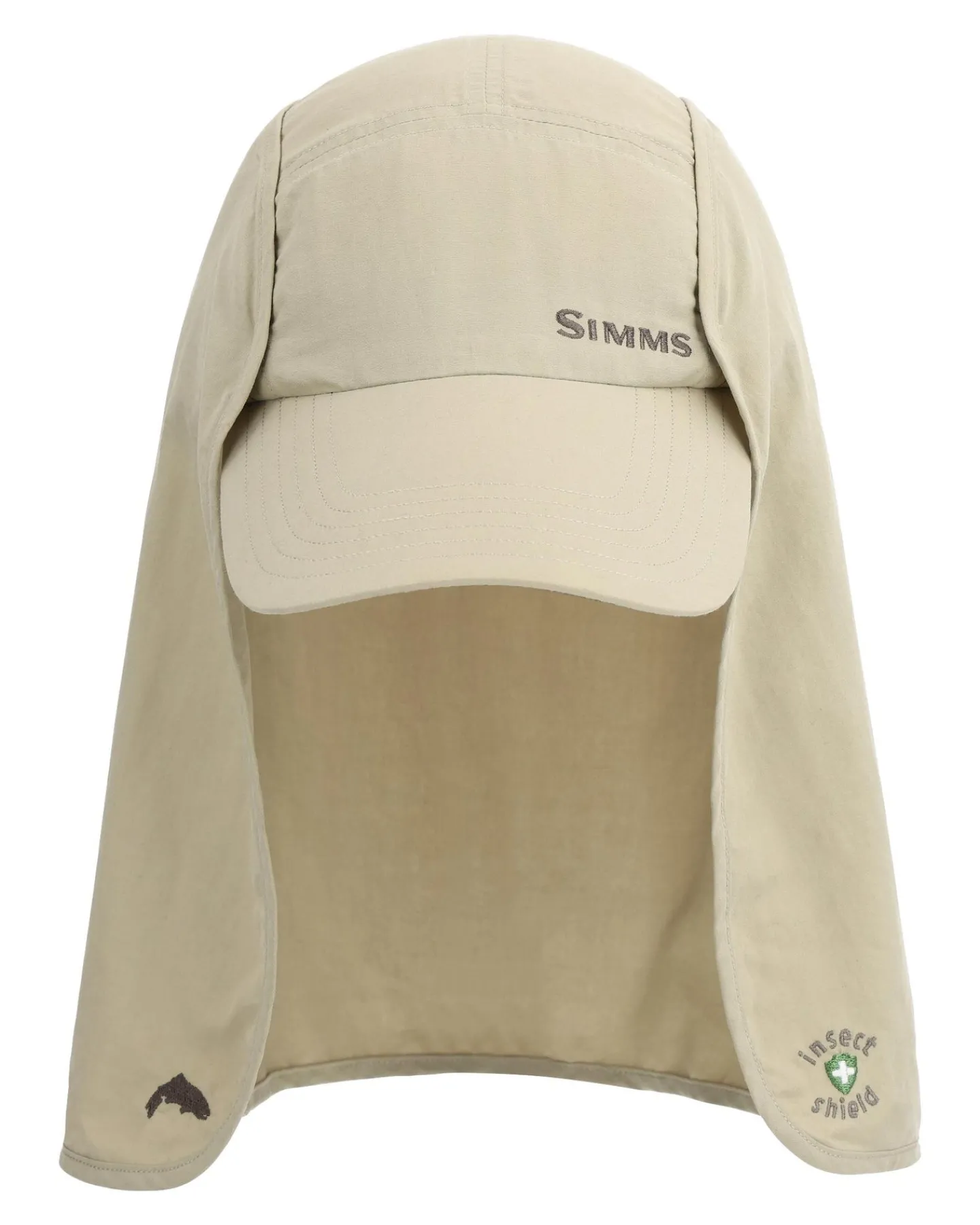 Online Simms Fishing Bugstopper SunShield Cap Stone