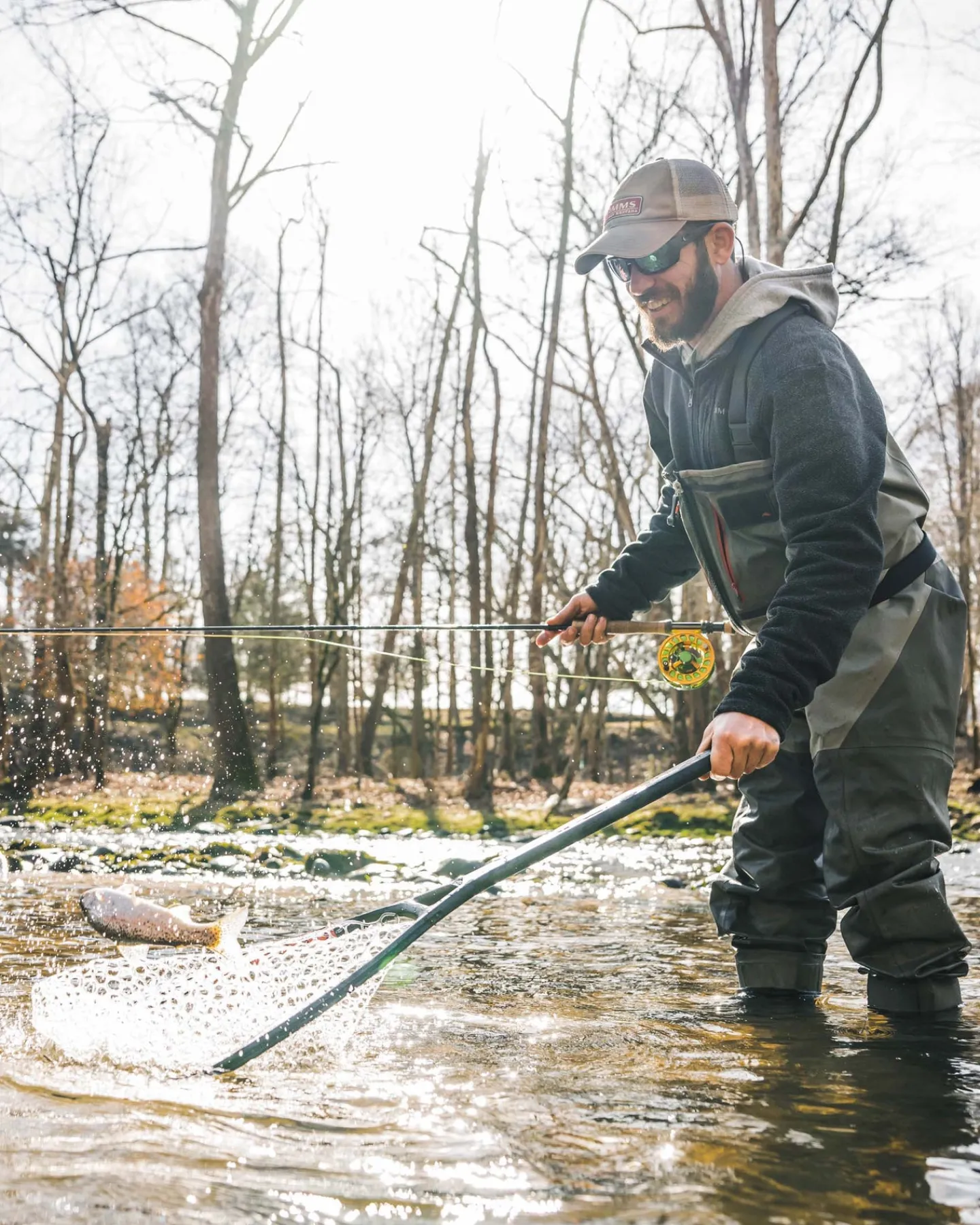 Hot Simms Fishing Daymaker Landing Net -Medium