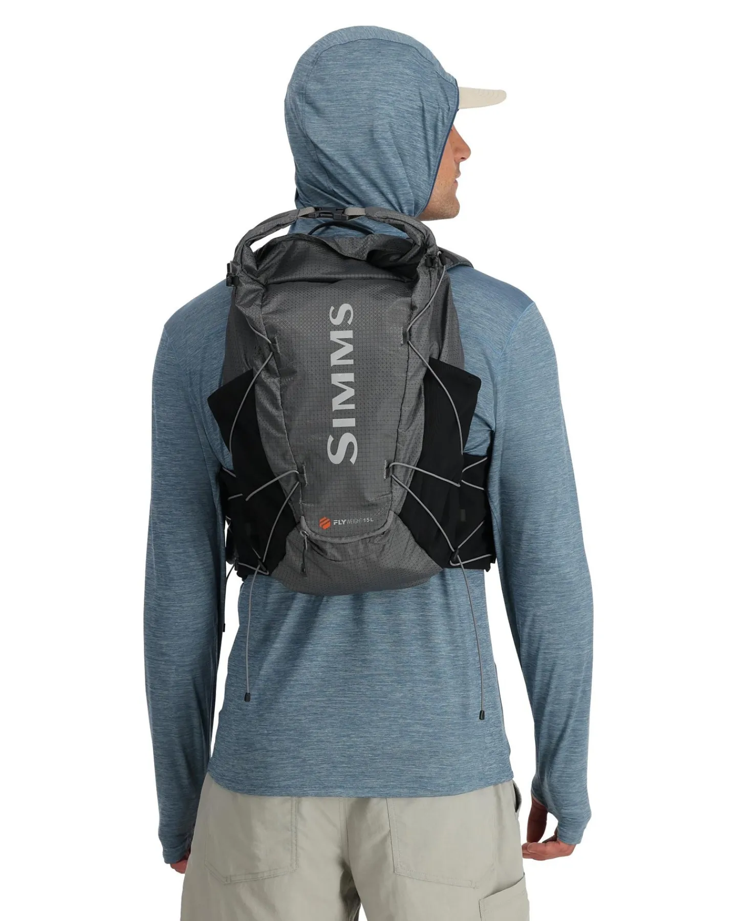 Sale Simms Fishing Flyweight Vest Pack Smoke