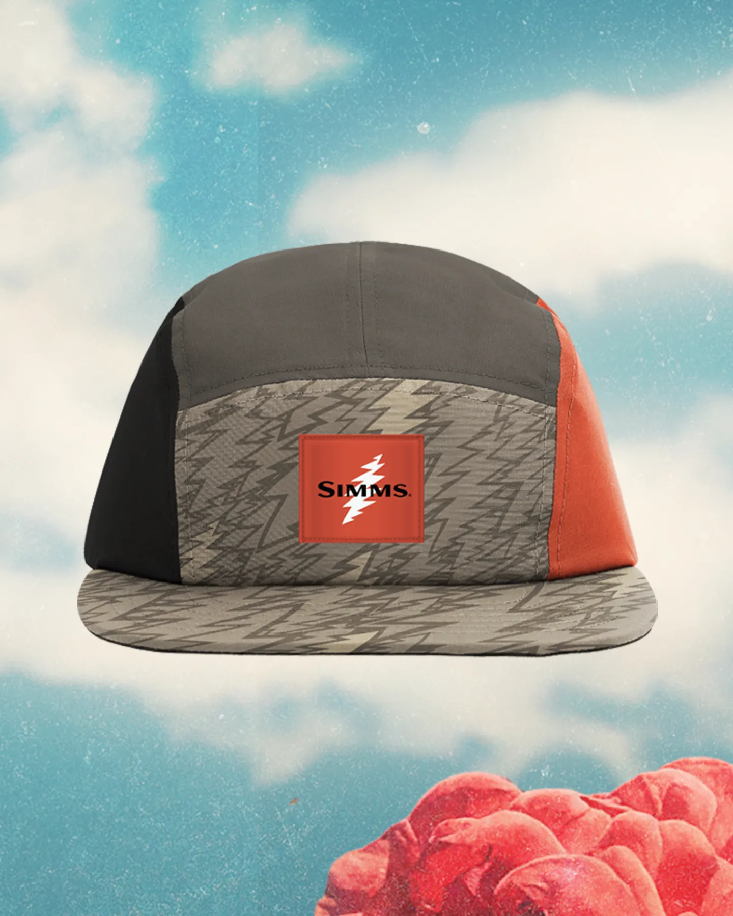 Clearance Simms Fishing Grateful Dead Camper Cap Mosquitos Loden