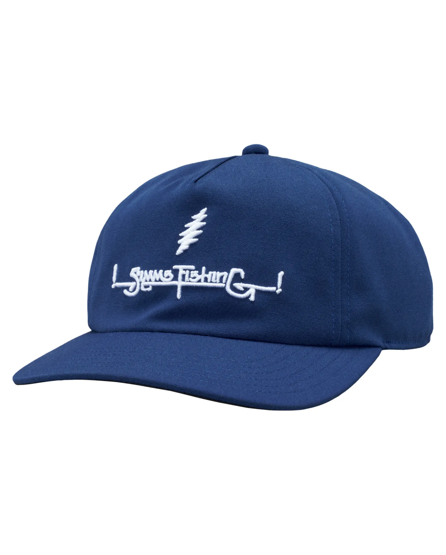 Outlet Simms Fishing Grateful Dead Double Haul Cap Lightning Script Navy
