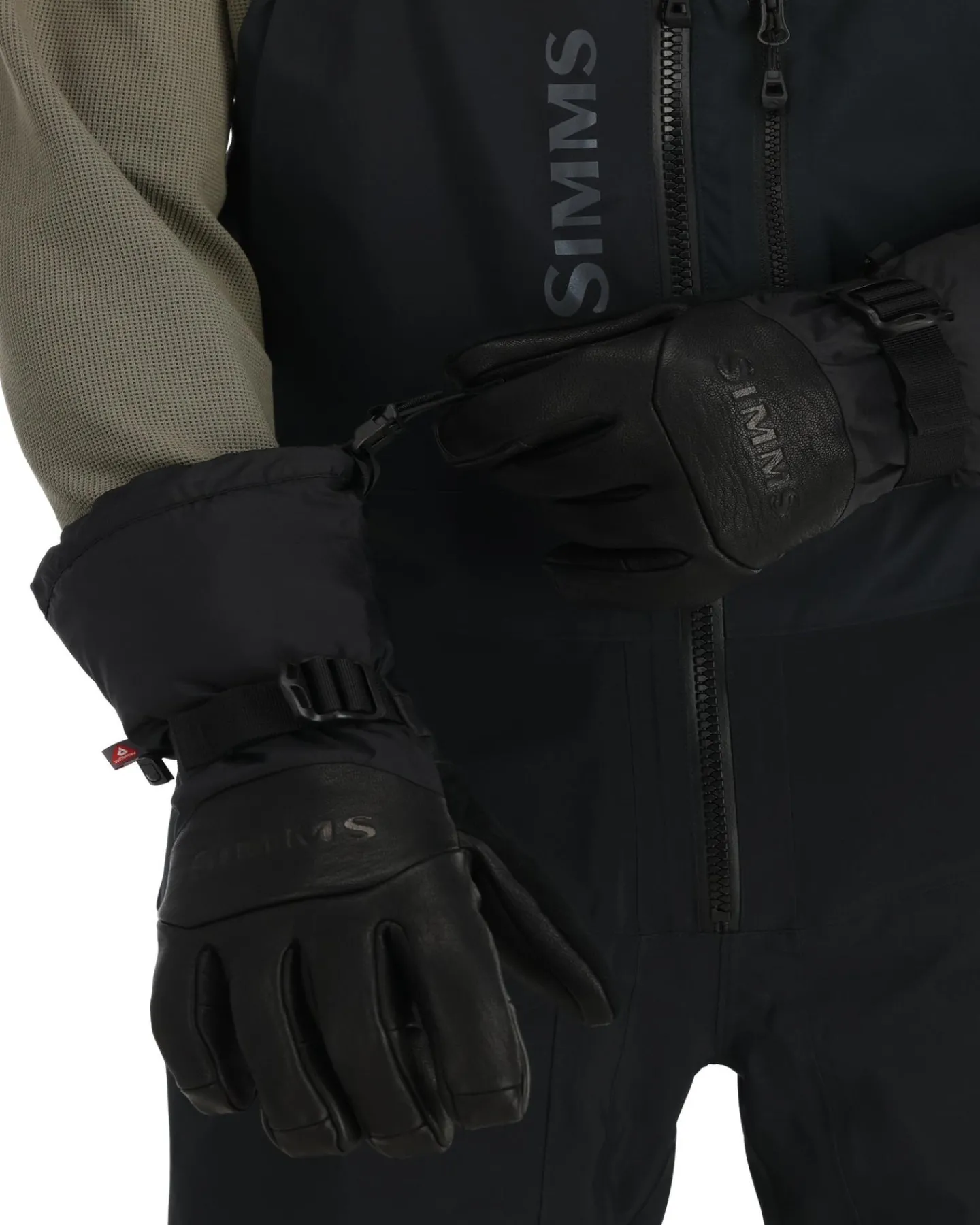 Sale Simms Fishing Guide Insulated Glove Black