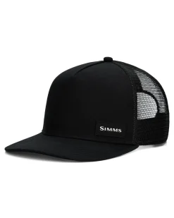 Clearance Simms Fishing High Crown Flatbill Black