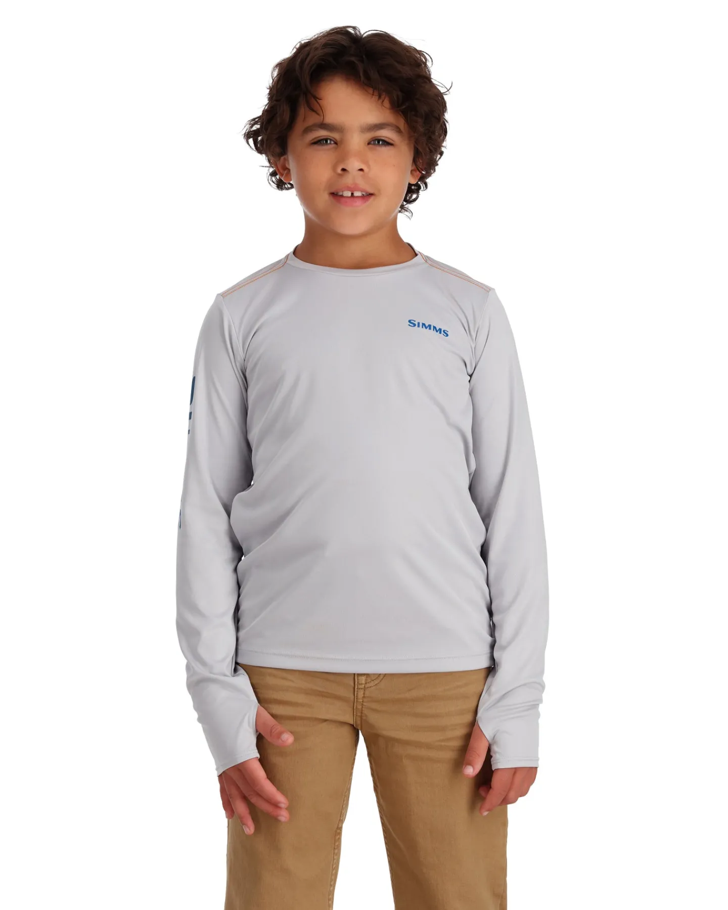 Best Simms Fishing Kid's Solar Tech Crewneck