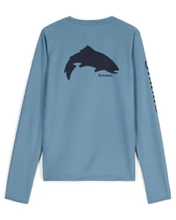 Best Simms Fishing Kid's Solar Tech Crewneck