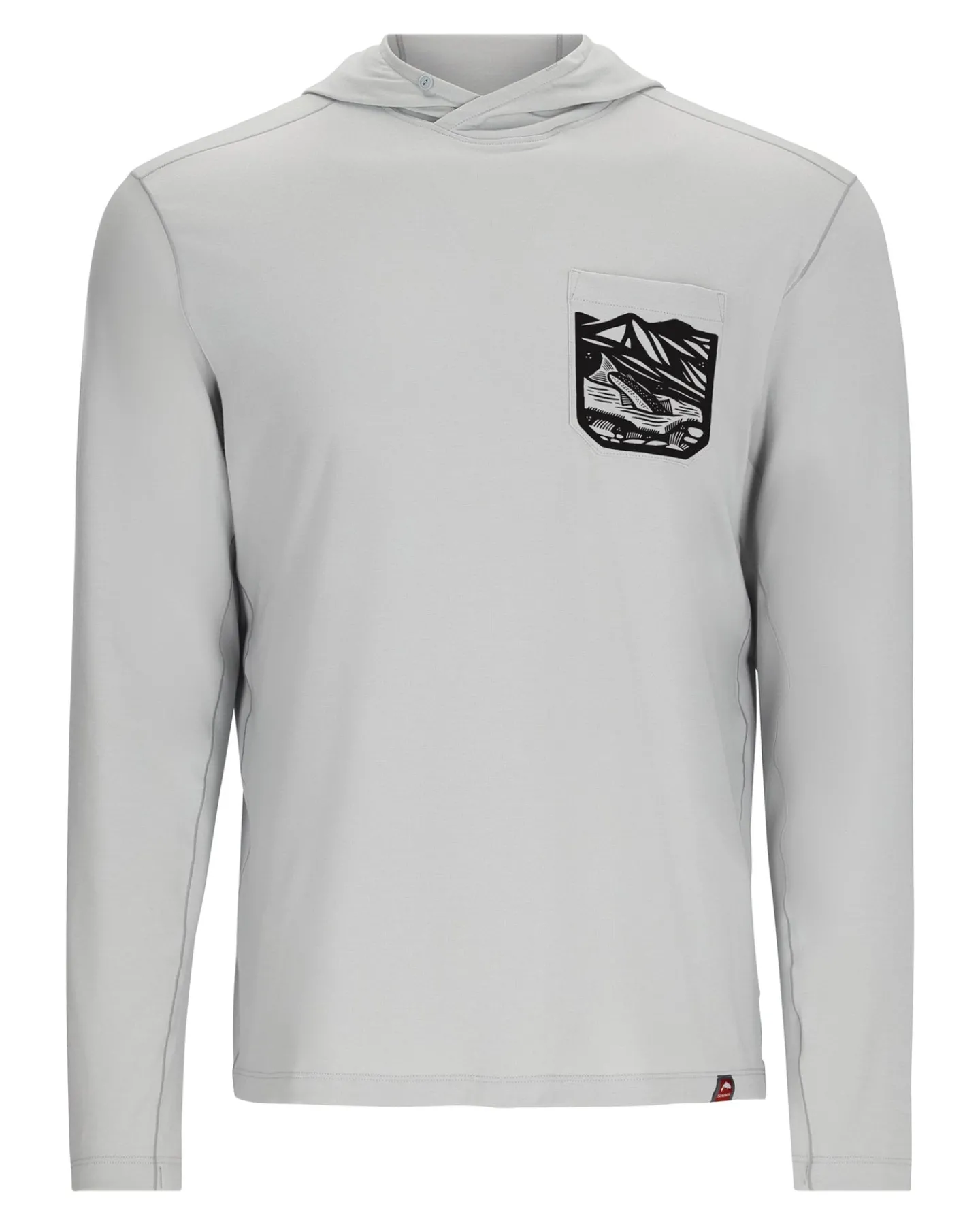 Hot Simms Fishing Limited Edition - Skeena Glades Hoody Heather Skeena