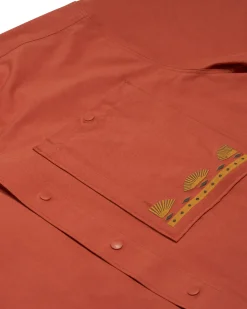 New Simms Fishing Men's Baja Tailout SS Shirt Auburn