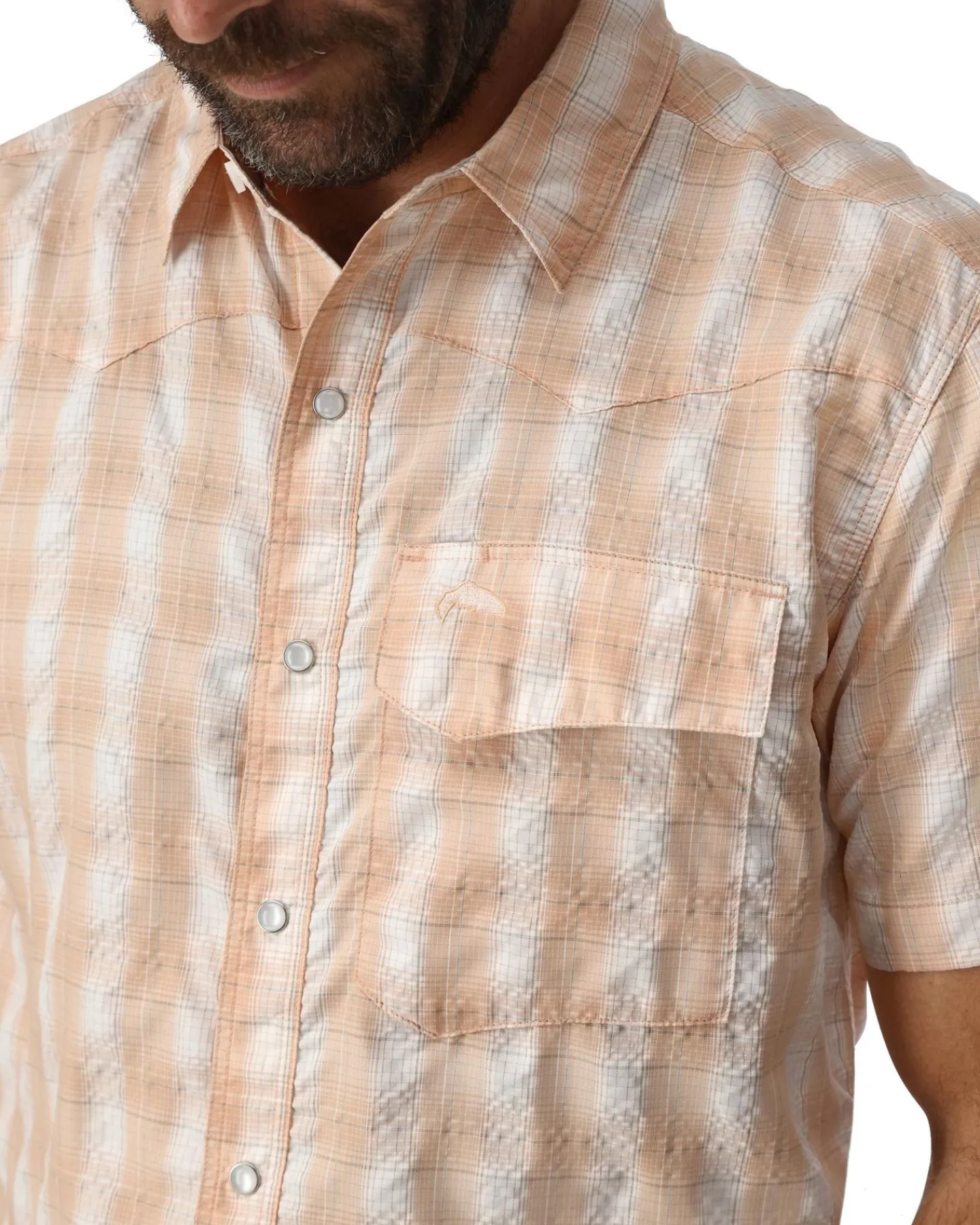 Online Simms Fishing Men's Big Sky Shirt - Short Sleeve