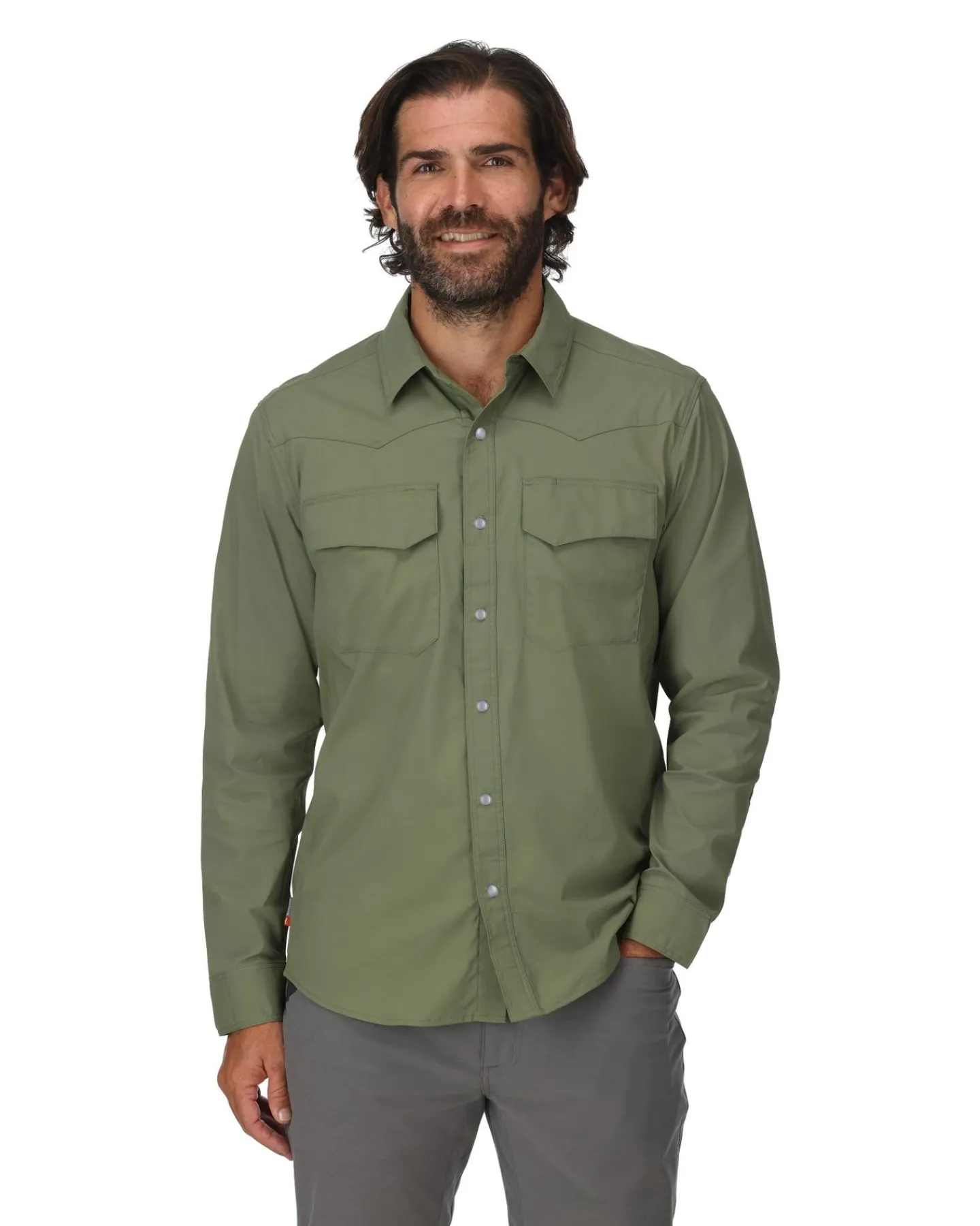 Clearance Simms Fishing Men's Big Sky Tech LS Shirt