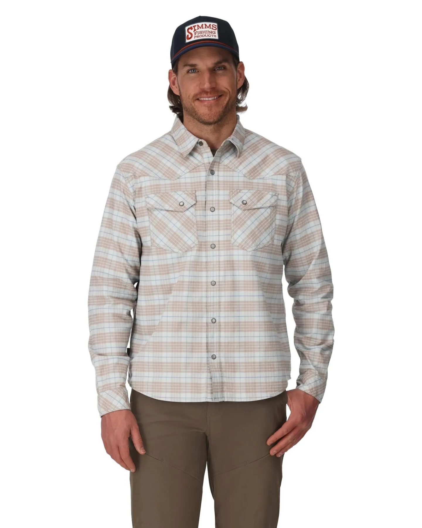 Clearance Simms Fishing Men's Brackett Flannel Shirt