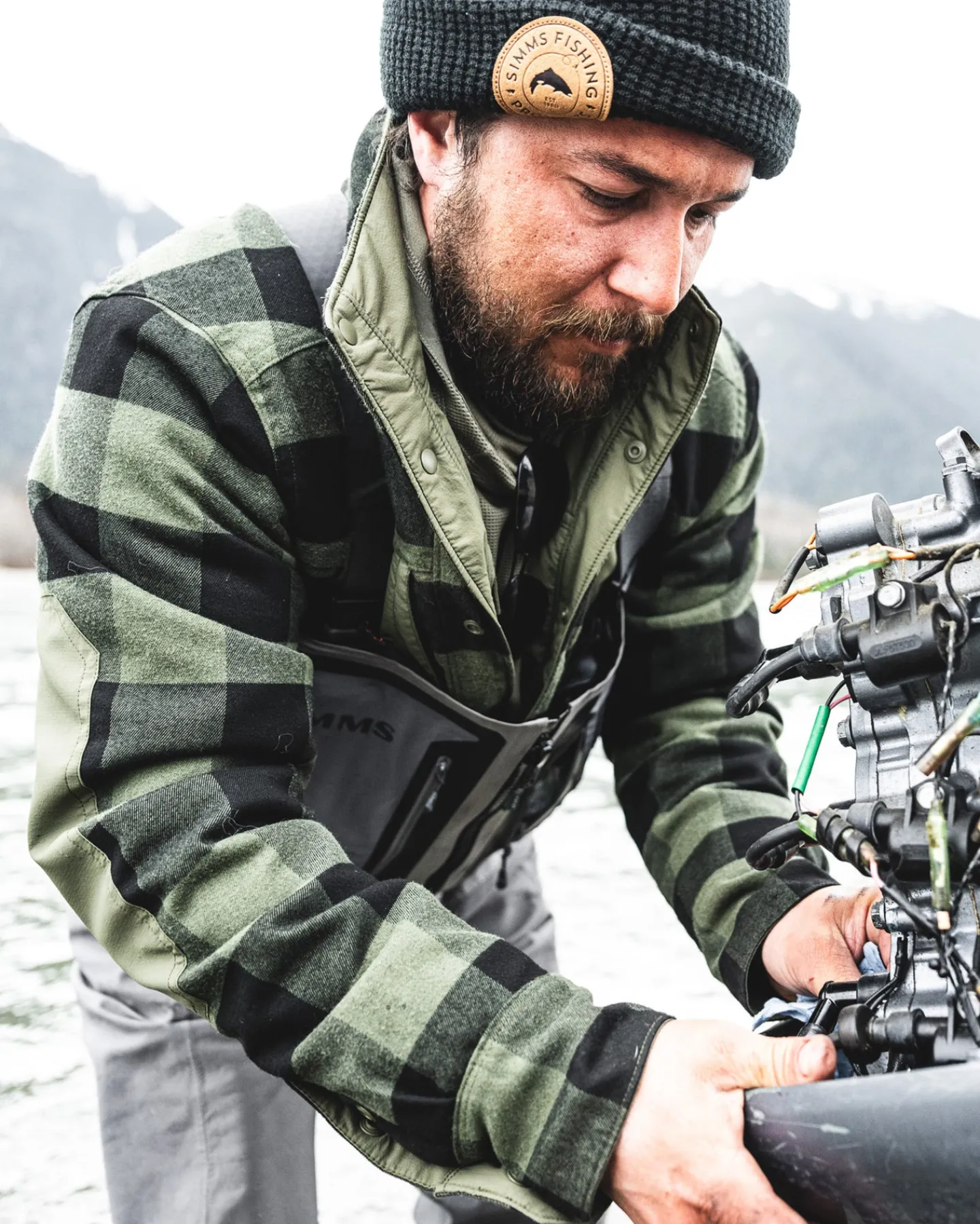 Sale Simms Fishing Men's Bristol Reversible Jacket