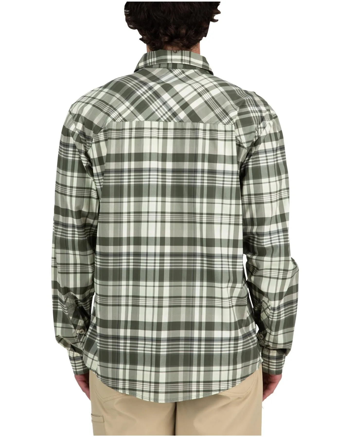 Online Simms Fishing Men's Bugstopper® LS Fishing Shirt Foliage Madras Plaid