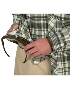 Online Simms Fishing Men's Bugstopper® LS Fishing Shirt Foliage Madras Plaid