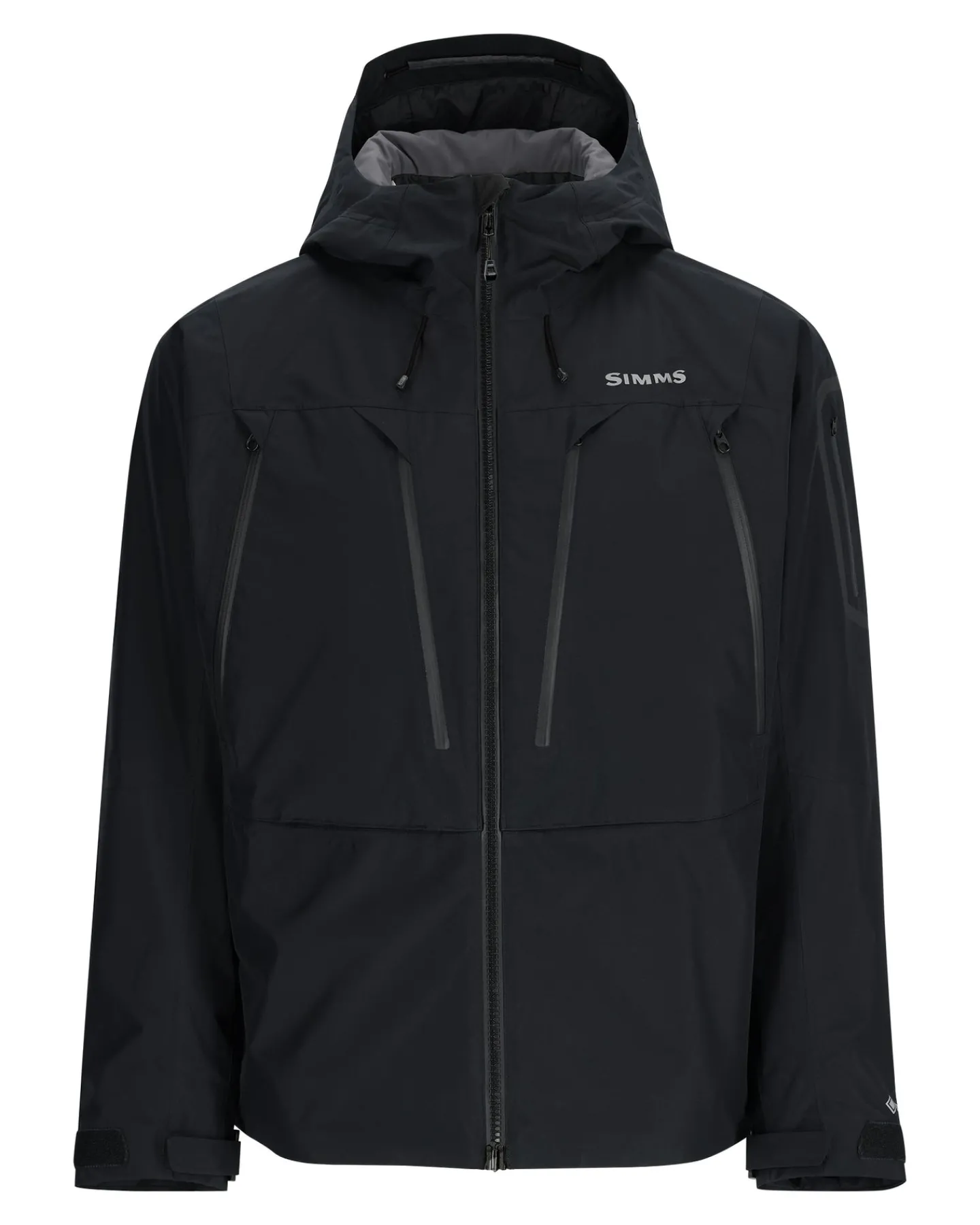 Hot Simms Fishing Men's Bulkley Insulated Wading Jacket Black