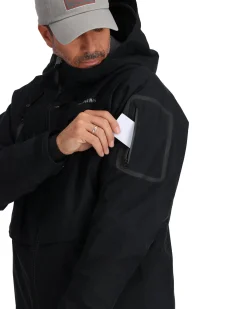Hot Simms Fishing Men's Bulkley Insulated Wading Jacket Black