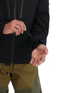 Hot Simms Fishing Men's Bulkley Insulated Wading Jacket Black