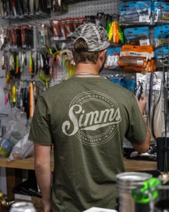 Outlet Simms Fishing Men's Circle Lockup T-Shirt