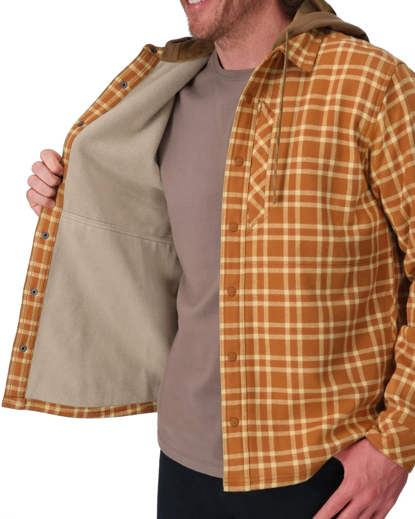 Outlet Simms Fishing Men's Coldweather Hooded Shacket