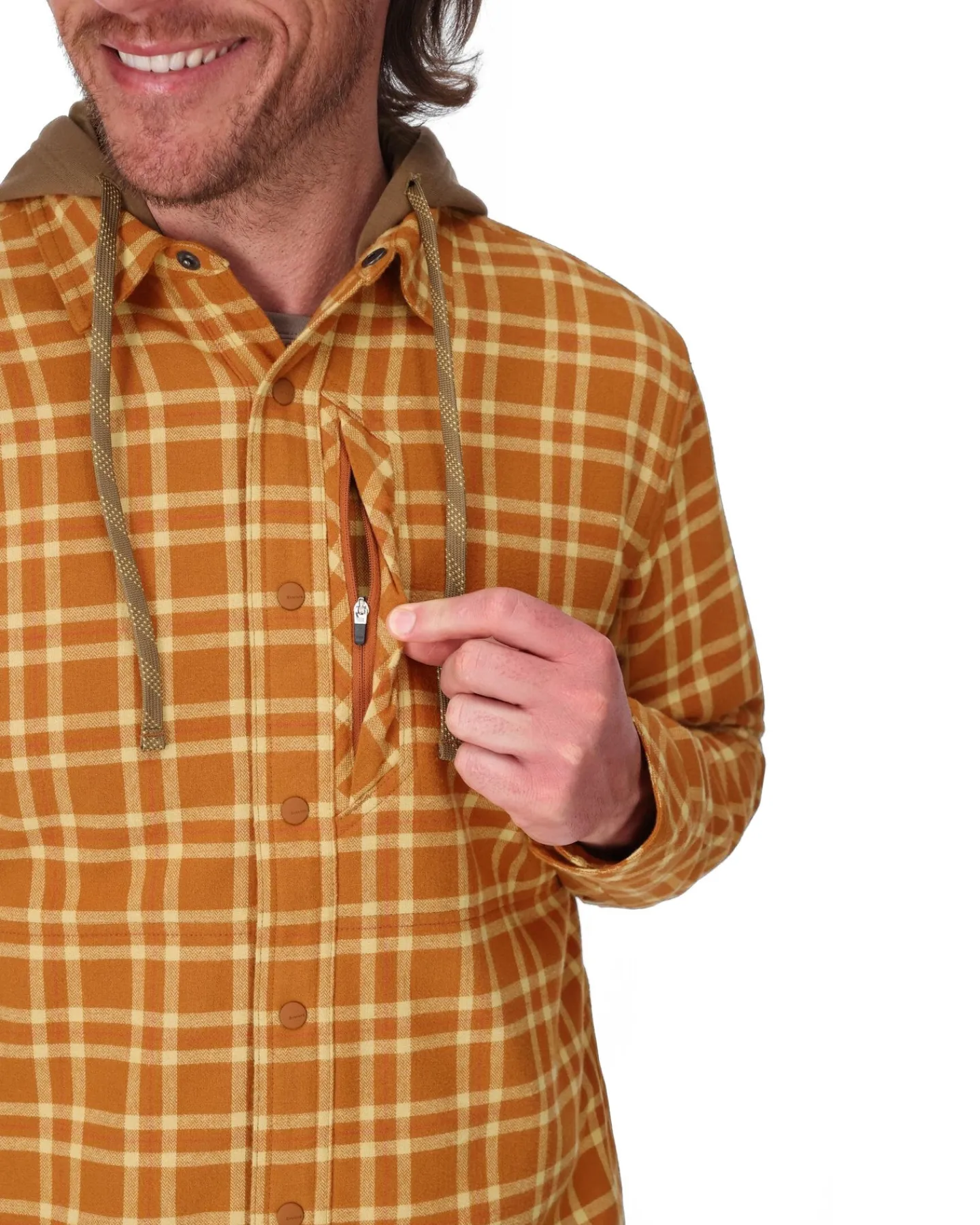 Outlet Simms Fishing Men's Coldweather Hooded Shacket