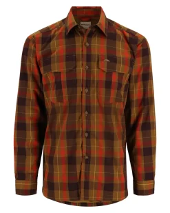 Online Simms Fishing Men's ColdWeather Shirt Bronzeback Logan Plaid