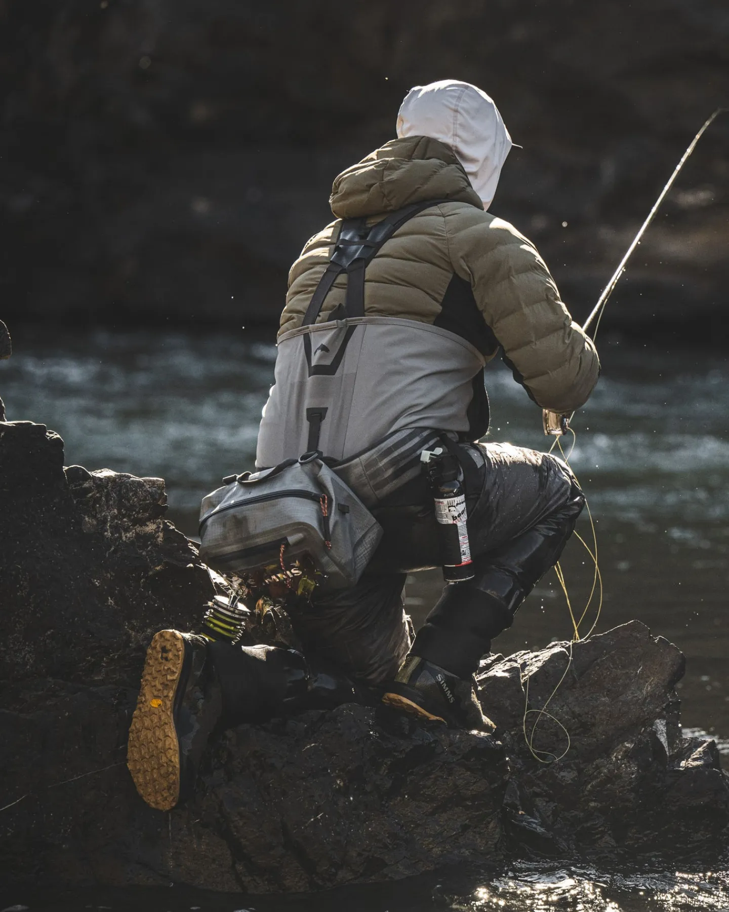 Best Simms Fishing Men's Confluence Stockingfoot Waders Graphite
