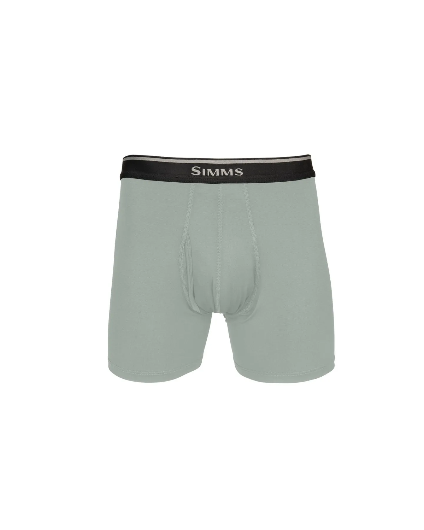 New Simms Fishing Men's Cooling Boxer Brief Sterling