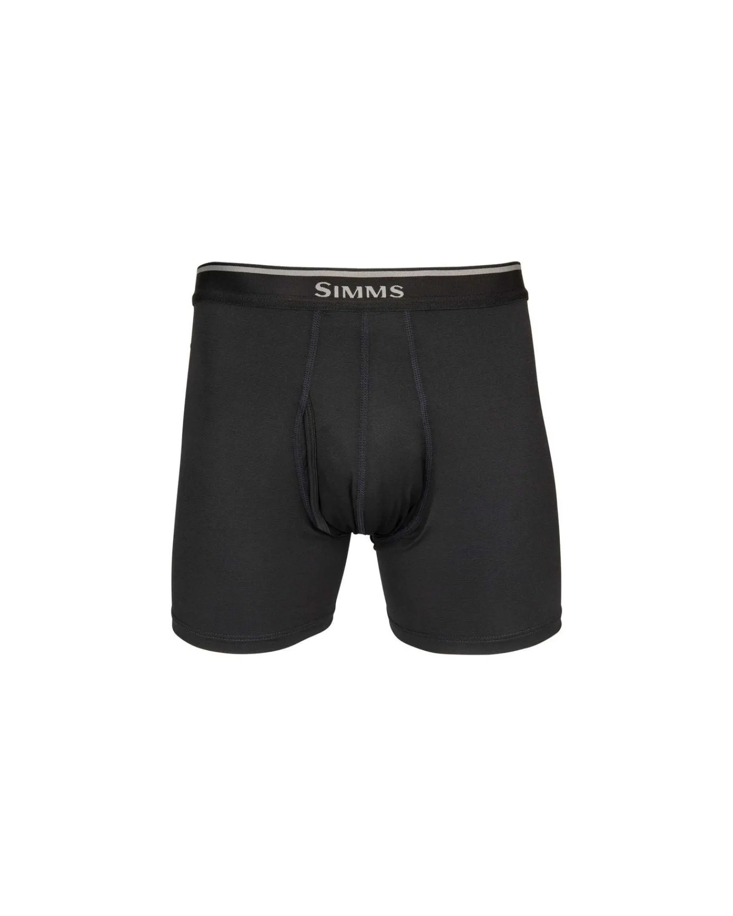New Simms Fishing Men's Cooling Boxer Brief Sterling