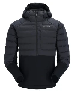 Clearance Simms Fishing Men's ExStream Pull Over Insulated Hoody Black