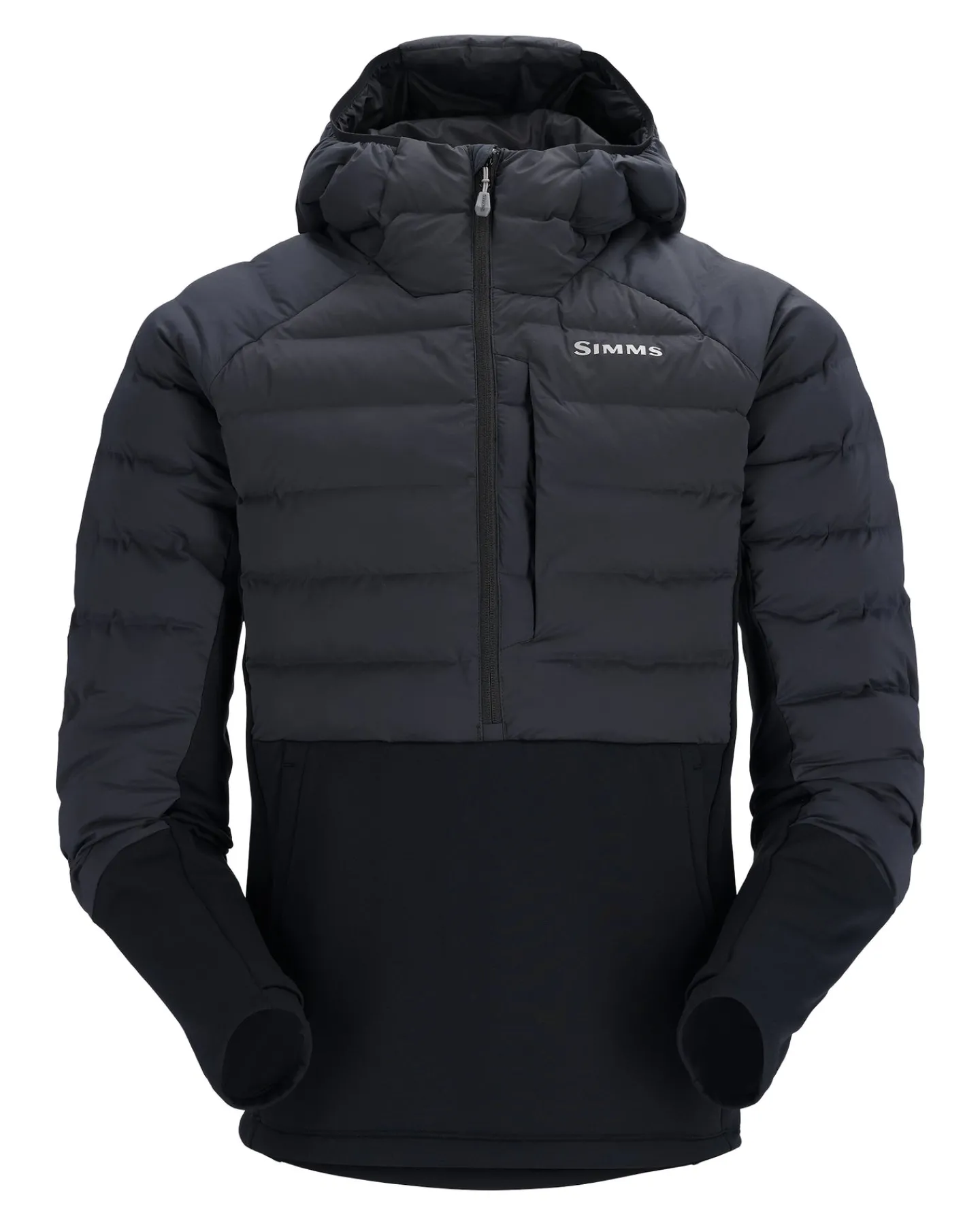 Clearance Simms Fishing Men's ExStream Pull Over Insulated Hoody Black