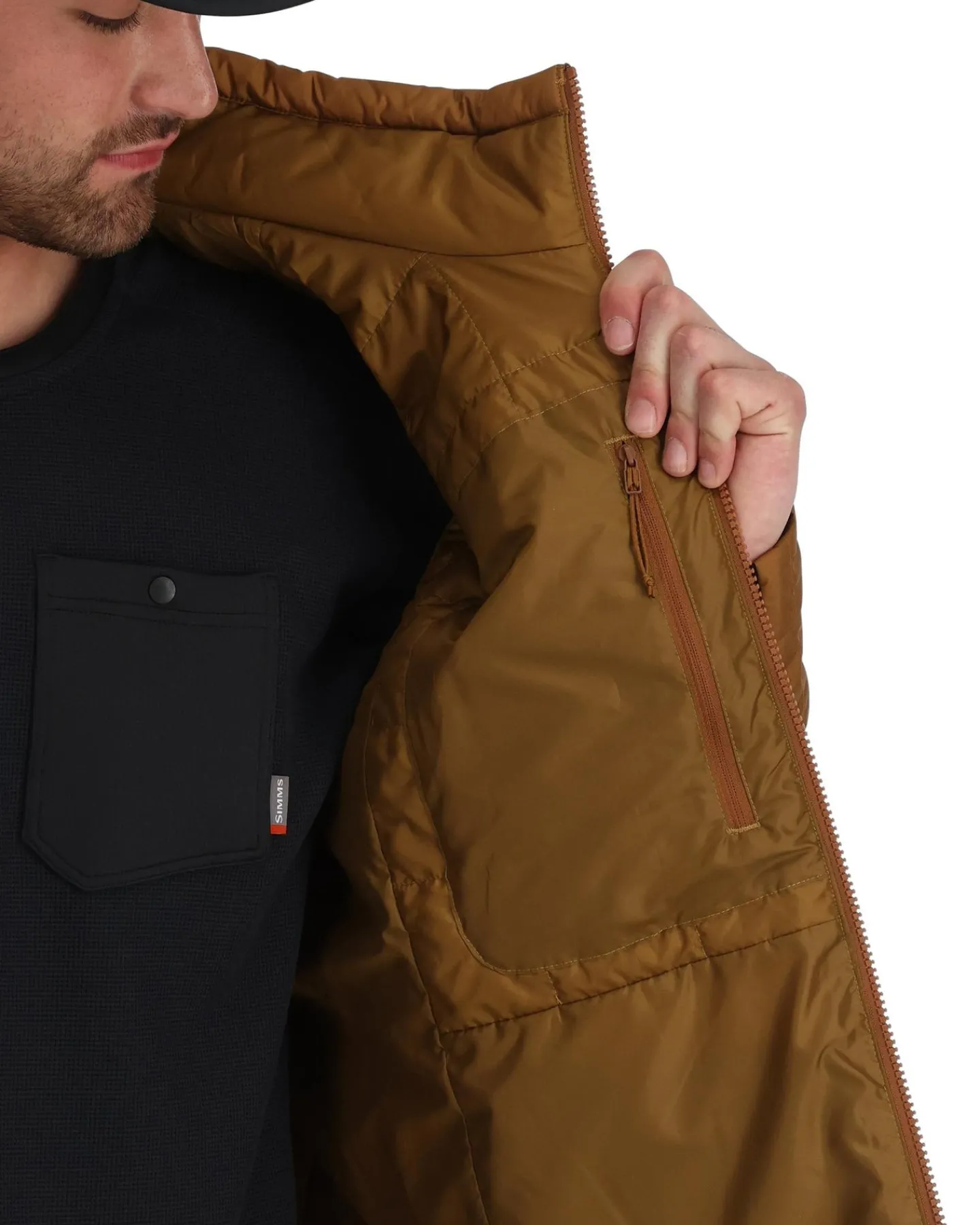 Simms Fishing Men's Fall Run Collared Jacket