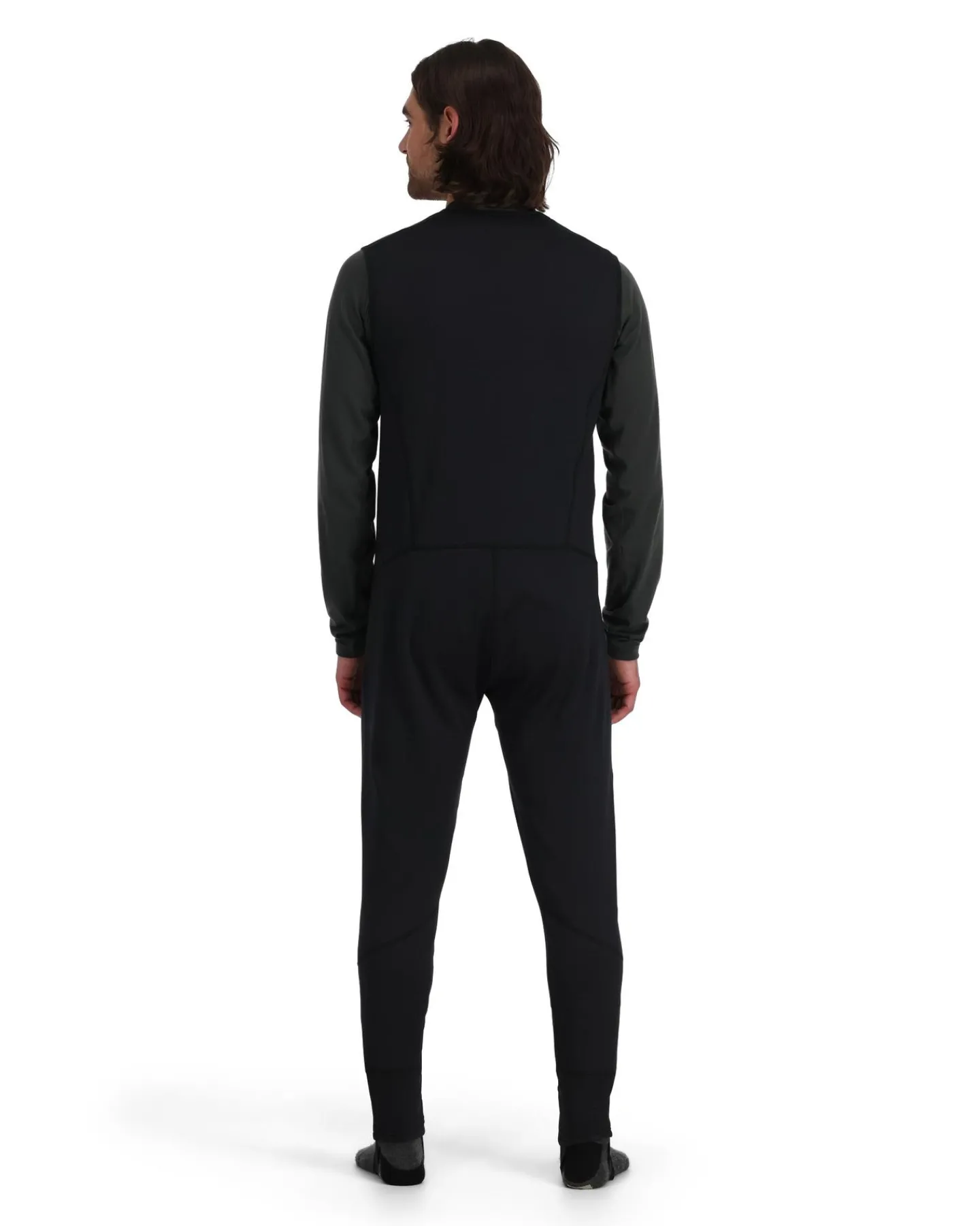 Sale Simms Fishing Men's Fleece Midlayer Bib Raven