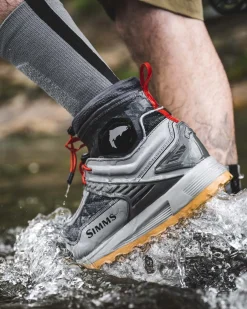 Outlet Simms Fishing Men's Flyweight® Access Wet Wading Shoe Steel