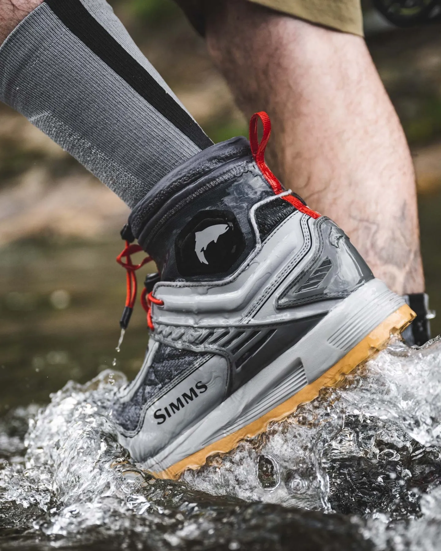 Outlet Simms Fishing Men's Flyweight® Access Wet Wading Shoe Steel