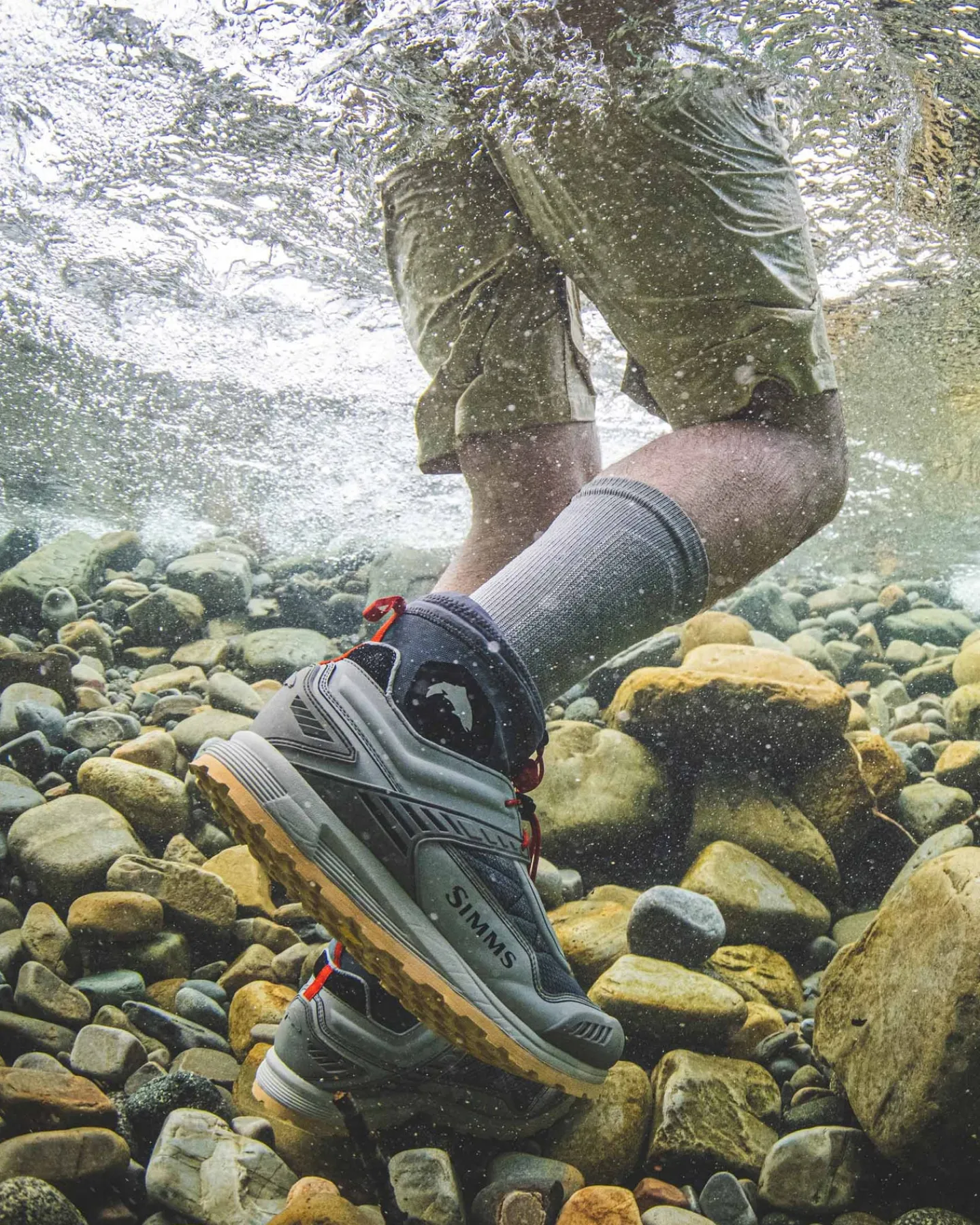 Outlet Simms Fishing Men's Flyweight® Access Wet Wading Shoe Steel