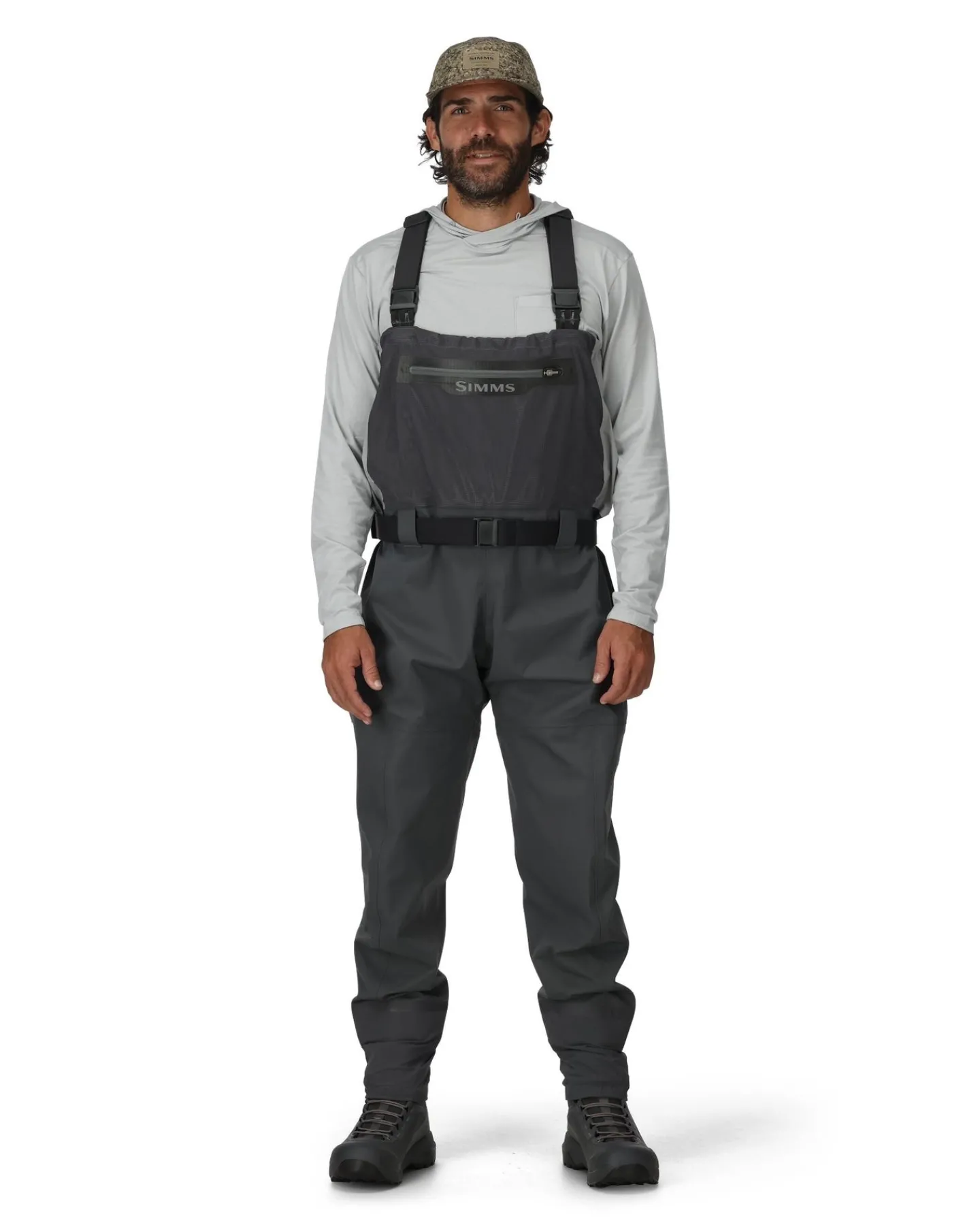 Discount Simms Fishing Men's Flyweight Packable Waders - Stockingfoot Cinder