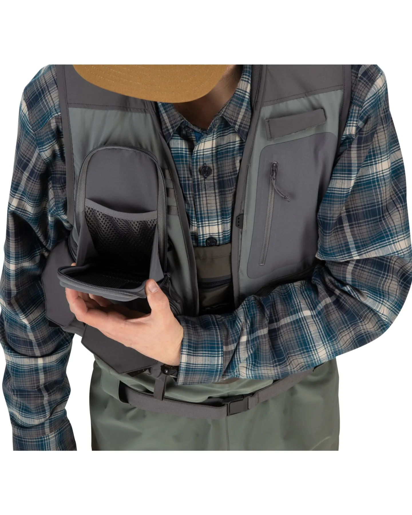 Discount Simms Fishing Men's Freestone® Fishing Vest Pewter