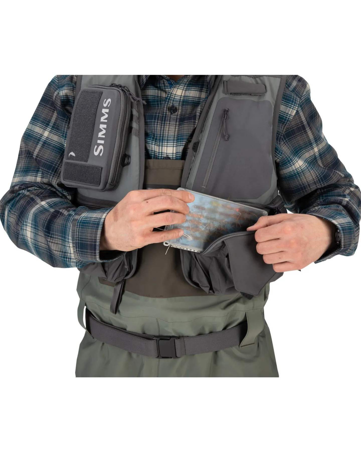 Discount Simms Fishing Men's Freestone® Fishing Vest Pewter