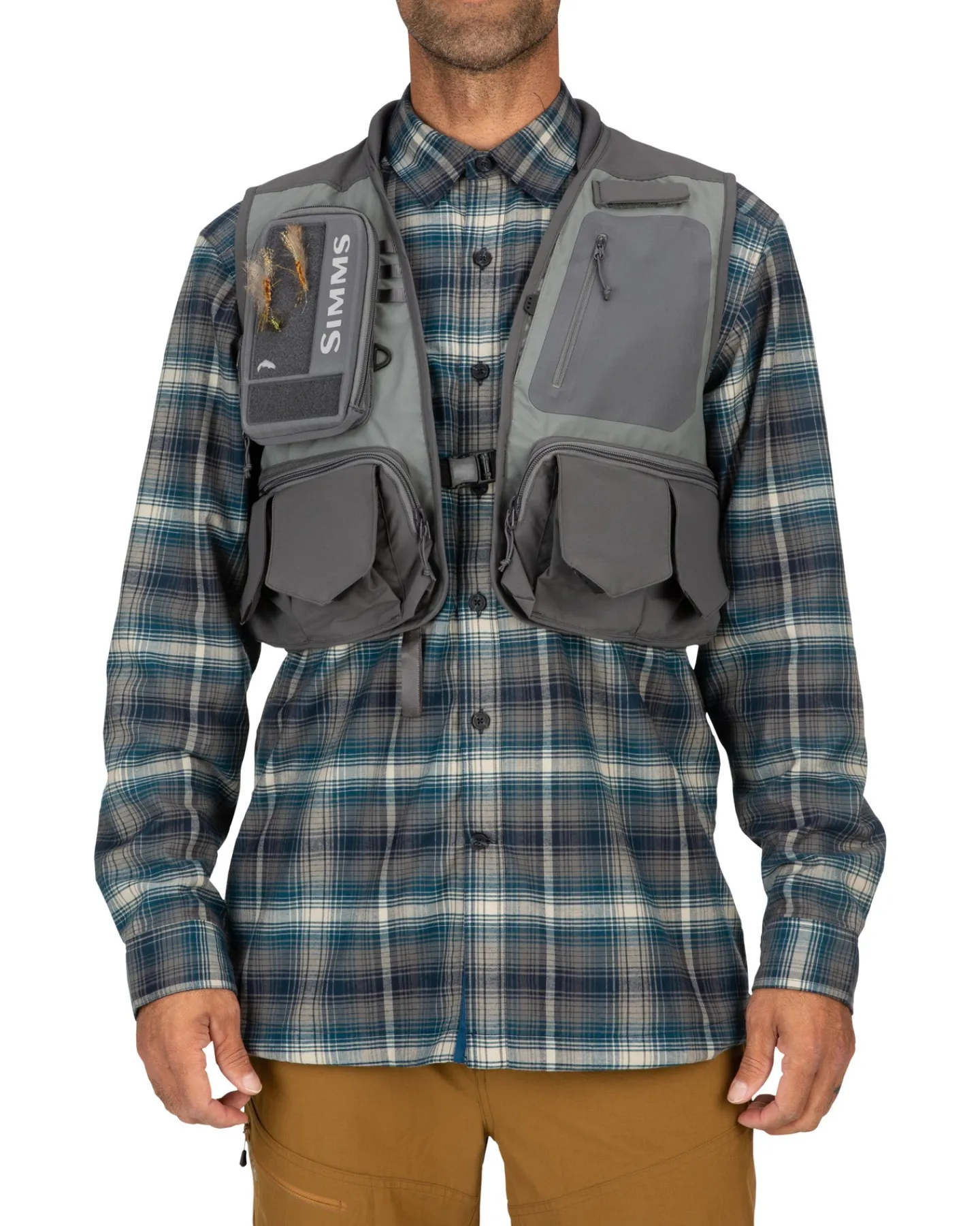 Discount Simms Fishing Men's Freestone® Fishing Vest Pewter