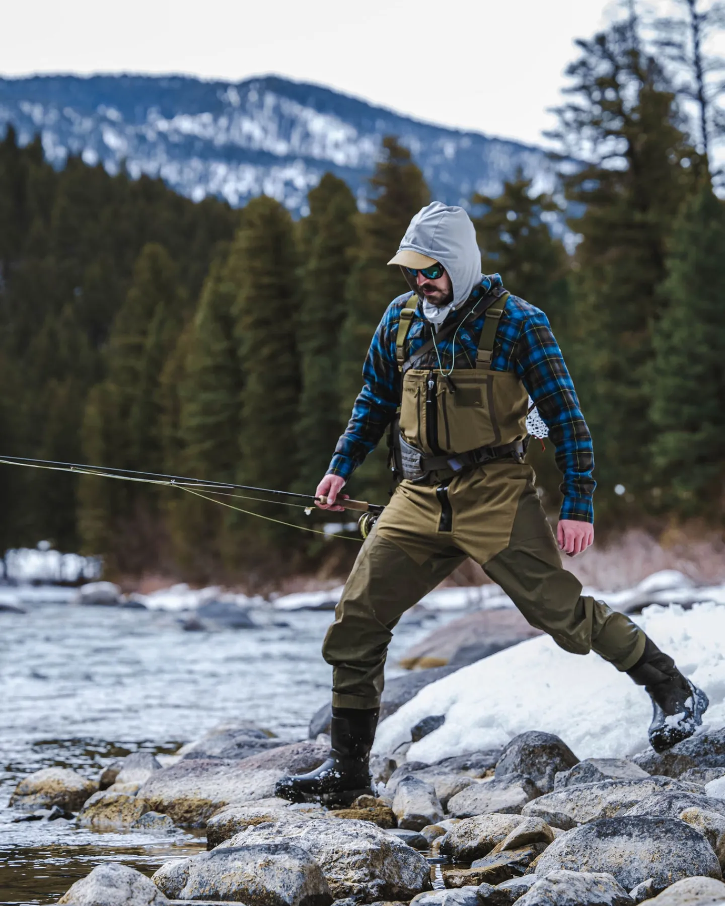Simms Fishing Men's Freestone Z Bootfoot Waders - Rubber Sole Loden