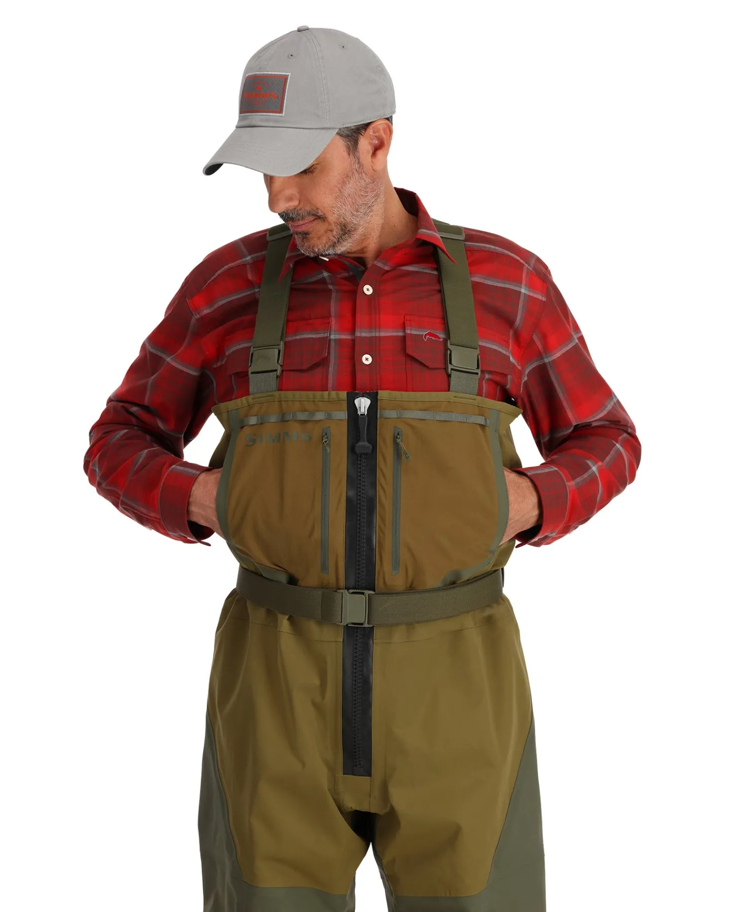 Simms Fishing Men's Freestone Z Bootfoot Waders - Rubber Sole Loden