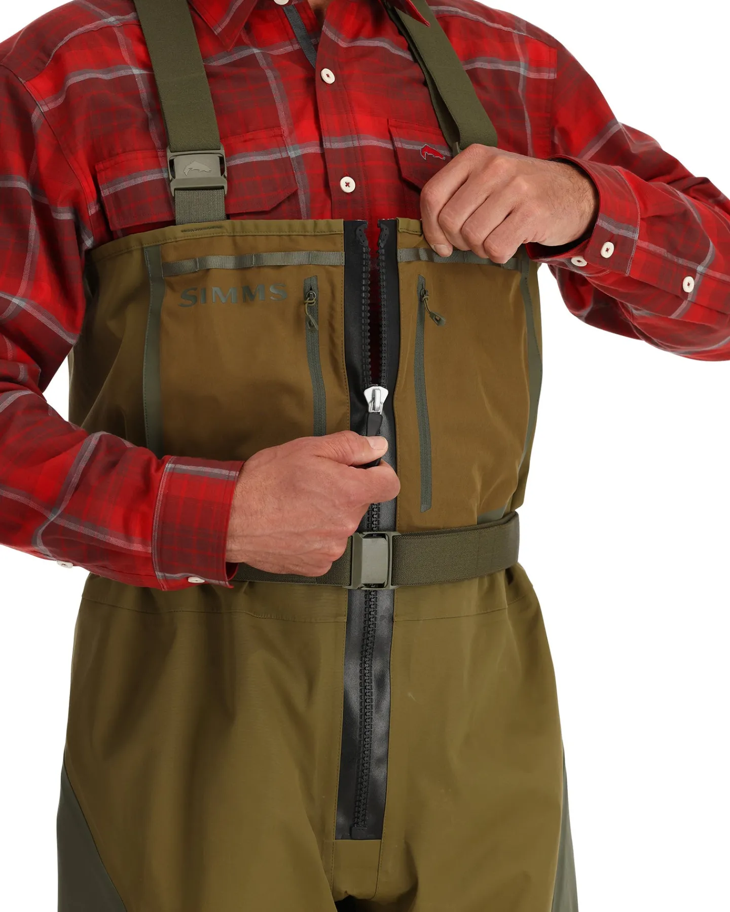 Simms Fishing Men's Freestone Z Bootfoot Waders - Rubber Sole Loden