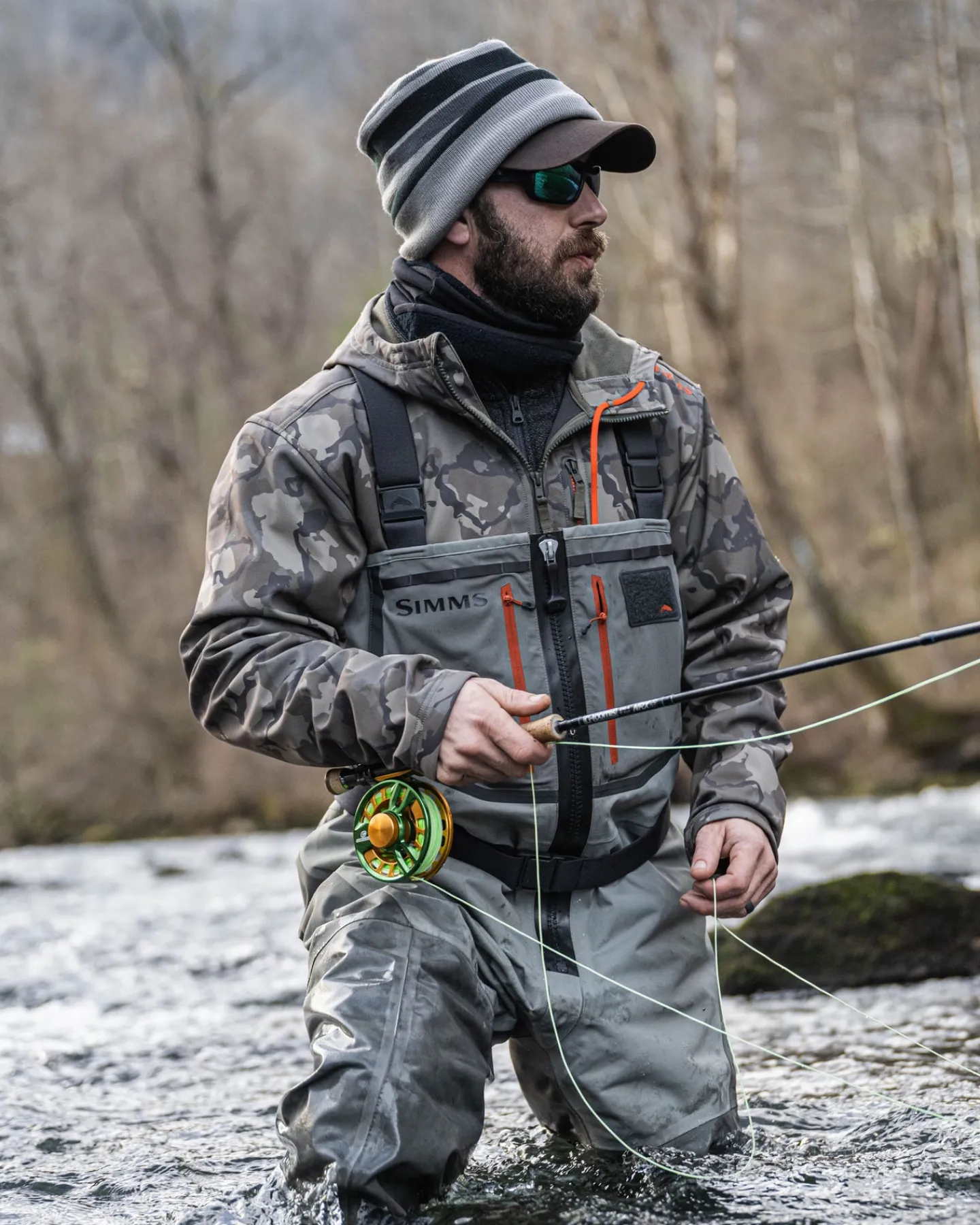 New Simms Fishing Men's Freestone® Z Waders - Stockingfoot Smoke