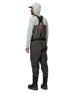 Outlet Simms Fishing Men's G3 Guide Bootfoot Waders Rubber Sole Gunmetal