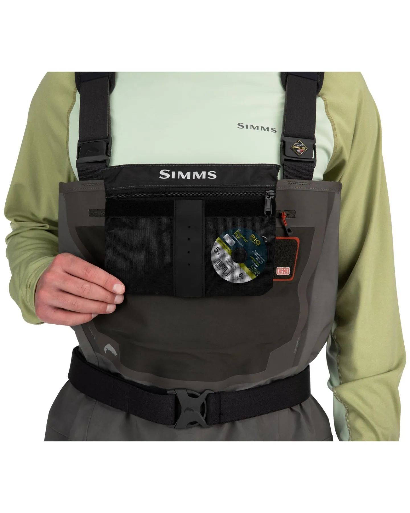 New Simms Fishing Men's G3 Guide Waders - Stockingfoot Gunmetal