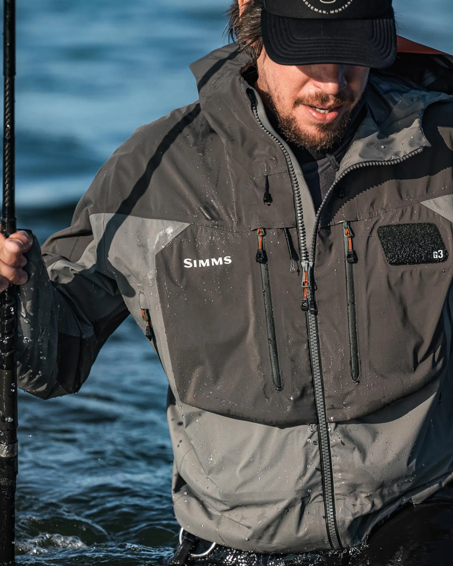 Outlet Simms Fishing Men's G3 Guide Wading Jacket Gunmetal