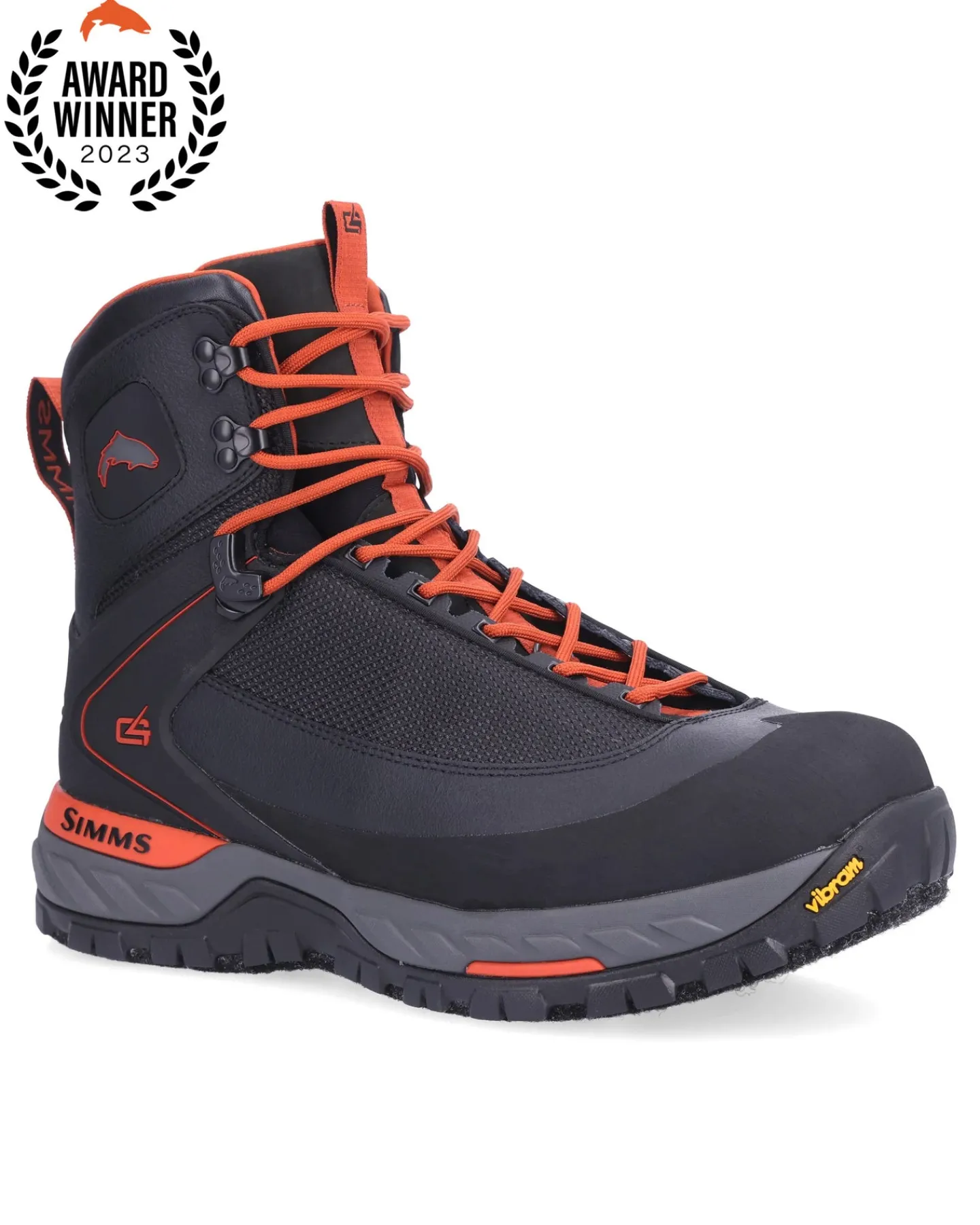 Hot Simms Fishing Men's G4 PRO™ Powerlock Wading Boot - Felt Sole Carbon