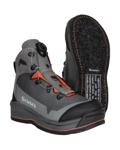Discount Simms Fishing Men's Guide BOA Wading Boot - Felt Sole Slate