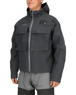Simms Fishing Men's Guide Classic Wading Jacket Carbon