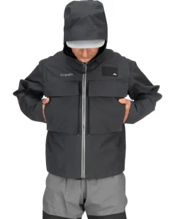 Simms Fishing Men's Guide Classic Wading Jacket Carbon