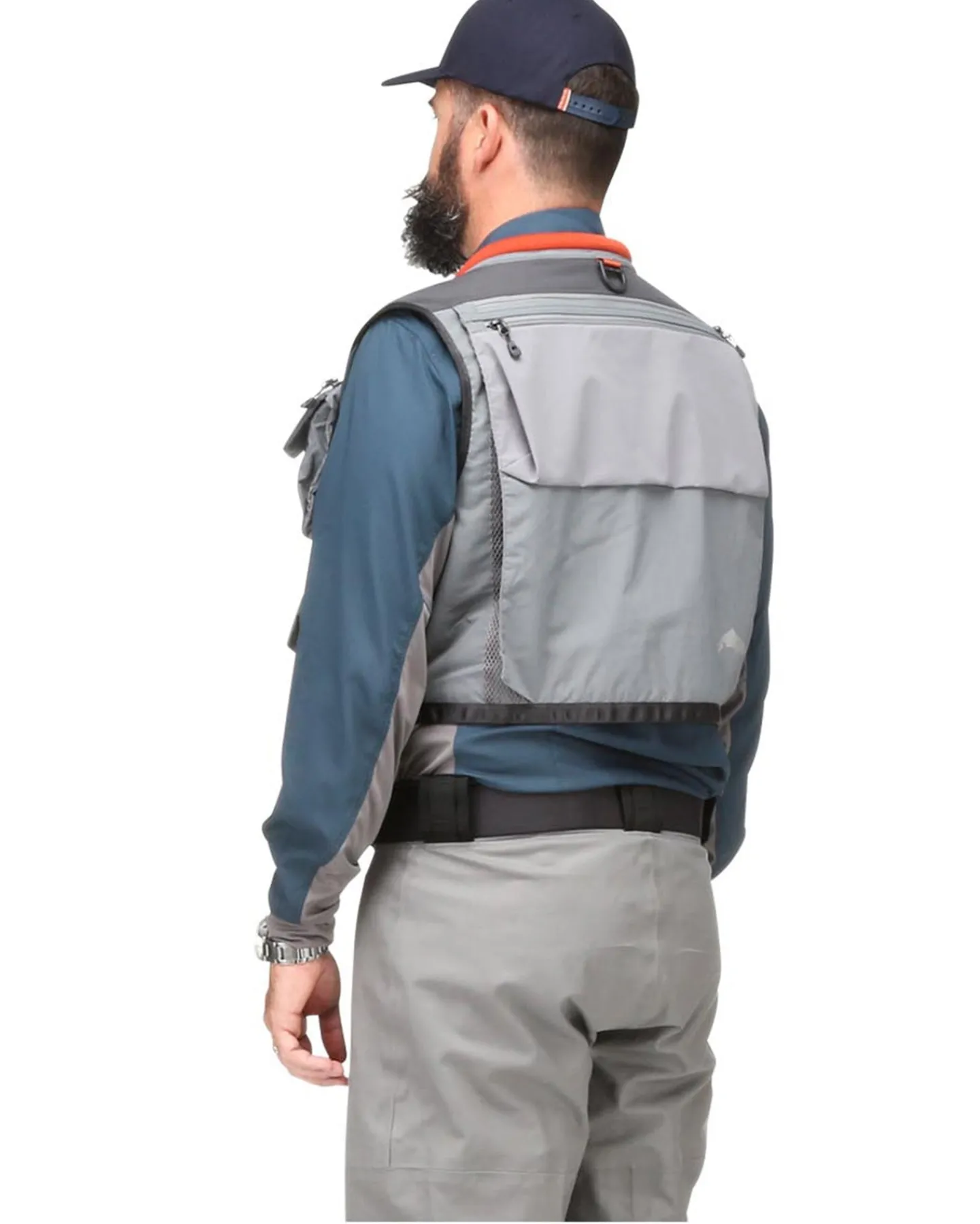 Simms Fishing Men's Guide Fishing Vest Steel